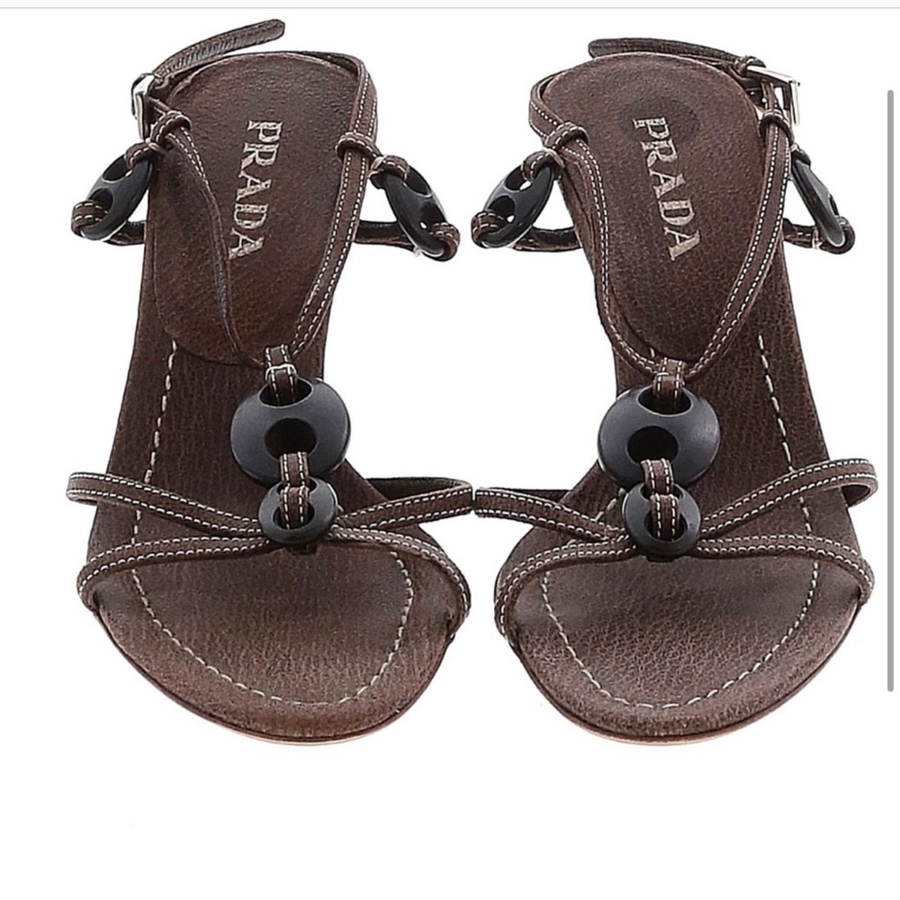 Prada sling heels